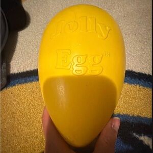 Jolly Egg Yellow Dog Toy